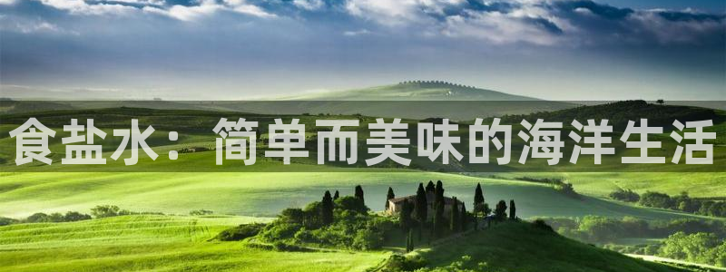 威九国际78mob：食盐水：简单而美味的海洋生活